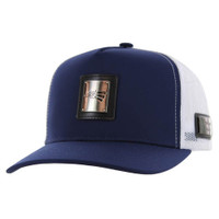 SM327 MEXICO EAGLE , METAL BADGE , TRUCKER - NAVY/WHITE