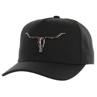 SM322 LONG HORN , HYDRO PERFORATED - BLACK(GUN METAL)