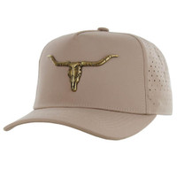 SM322 LONG HORN , HYDRO PERFORATED - KHAKI(BRONZE)
