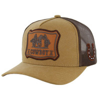 SM228 COWBOY , TRUCKER - KHAKI