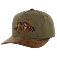 SM230 HORSE - OLIVE/BROWN PU