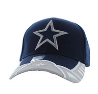 VM421 Big Star Velcro Cap (Navy & Light Grey)