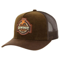 SM312 COWBOY , TRUCKER - BROWN/BROWN