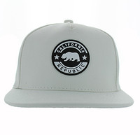 SM581 Cali Bear Snapback (Solid White)