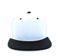 SP018 Two Tone Snapback Cap (White & Black)
