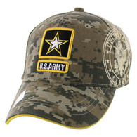VM010 Military License Army #8 Baseball Velcro Cap (Solid Digital Camo)