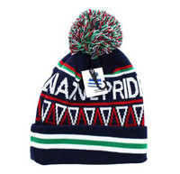 WB072 Plain Pom Pom Beanie (Native Black)