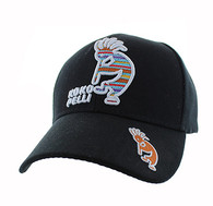 VM445 KOKO PELLI Velcro Cap (Solid Black)