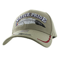 VM038 NATIVE FEATHER - KHAKI