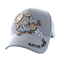 VM252 NATIVE DREAM CATCHER - GRAY