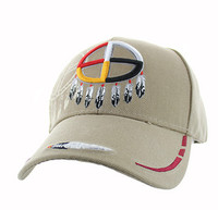 VM037 NATIVE MEDICINE WHEEL - KHAKI