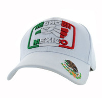 VM168 HECHO EN MEXICO Eagle Velcro Cap (Solid White)