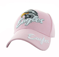 VM359 Eagle Velcro Cap (Solid Light Pink)