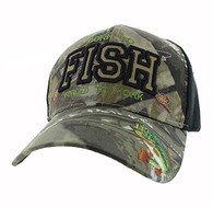 VM181 BORN TO FISH FORCED TO WORK - HUNTING CAMO/BLACK
