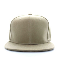 SP018 One Tone Snapback Cap (Solid Khaki)