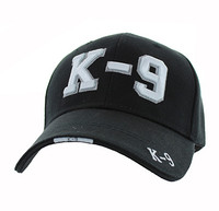 VM036 K-9 Velcro Cap (Solid Black)