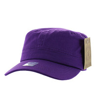 VP085 Washed Cotton Castro Caps (Purple)
