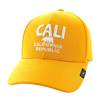 VM514 Cali Cotton Velcro Cap (Solid Gold)