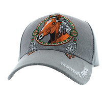 VM445 NATIVE HORSE - GRAY