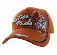 VM291 NATIVE HORSE - BURNT ORANGE