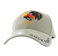 VM274 Cock Velcro Cap (Solid Khaki)