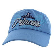 BM339 Princess Cotton Buckle Cap (Solid Sky Blue)