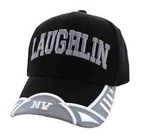 VM421 Laughlin City Velcro Cap (Black & Light Grey)