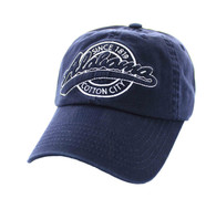 BM701 Alabama State Washed Cotton Polo Cap (Solid Navy)