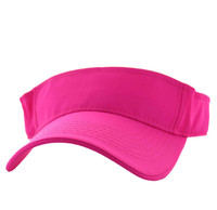 VP023 Solid Visor Hat (Hot Pink)