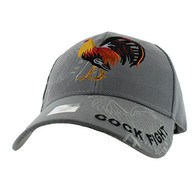 VM274 Cock Velcro Cap (Solid Light Grey)