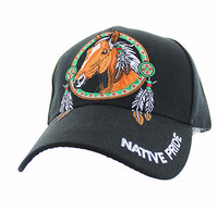 VM445 NATIVE HORSE - BLACK