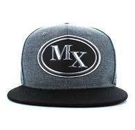 SM794 Mexico Snapback (Charcoal Grey & Black)