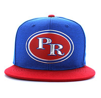 SM794 Puerto Rico Snapback (Royal Blue & Red)