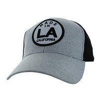VM798 Los Angeles Cotton Velcro Cap (White Grey & Black)