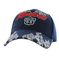 VM256 ROUTE 66 RACING FLAGS - NAVY