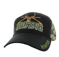 VM013 HUNTER LIVE TO HUNT - BLACK/HUNTING CAMO