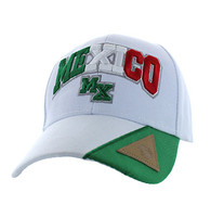 VM417 Mexico Velcro Cap (White & Kelly Green)