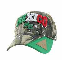 VM417 Mexico Velcro Cap (Hunting Camo & Kelly Green)