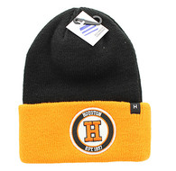 WB181 Houston Long Beanie (Black & Orange)