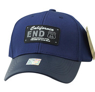 VM860 Route 66 Velcro Cap (Navy & Navy)