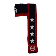WS040 USA Star Hoodie Scarf (Navy & Red)
