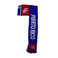 WS030 Puerto Rico Hoodie Scarf (Royal & Red)