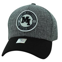 VM804 Miami City Baseball Hat Cap (Charcoal & Black)