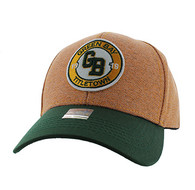 VM804 Green Bay City Baseball Hat Cap (Gold & Dark Green)