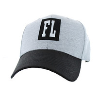 VM525 Florida State Baseball Hat Cap (Light Grey & Black)