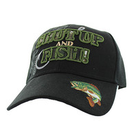 VM199 SHUT UP AND FISH -  BLACK