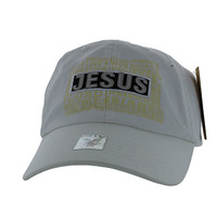 BM980 Jesus Cotton Baseball Cap (Solid White)