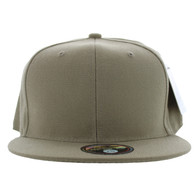 SP022 One Tone Size Fitted (Solid Khaki) - Size 7 3/4