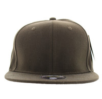 SP022 One Tone Size Fitted (Solid Brown) - Size 7 5/8