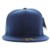 SP022 One Tone Size Fitted (Solid Navy) - Size 7 1/2